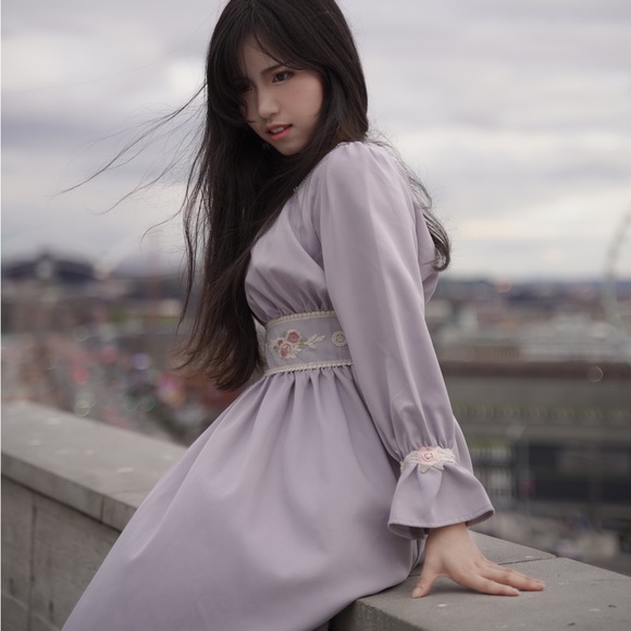 purple lolita style dress - Picture 4 of 5